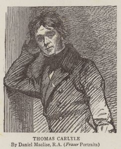 Thomas Carlyle by Daniel Maclise